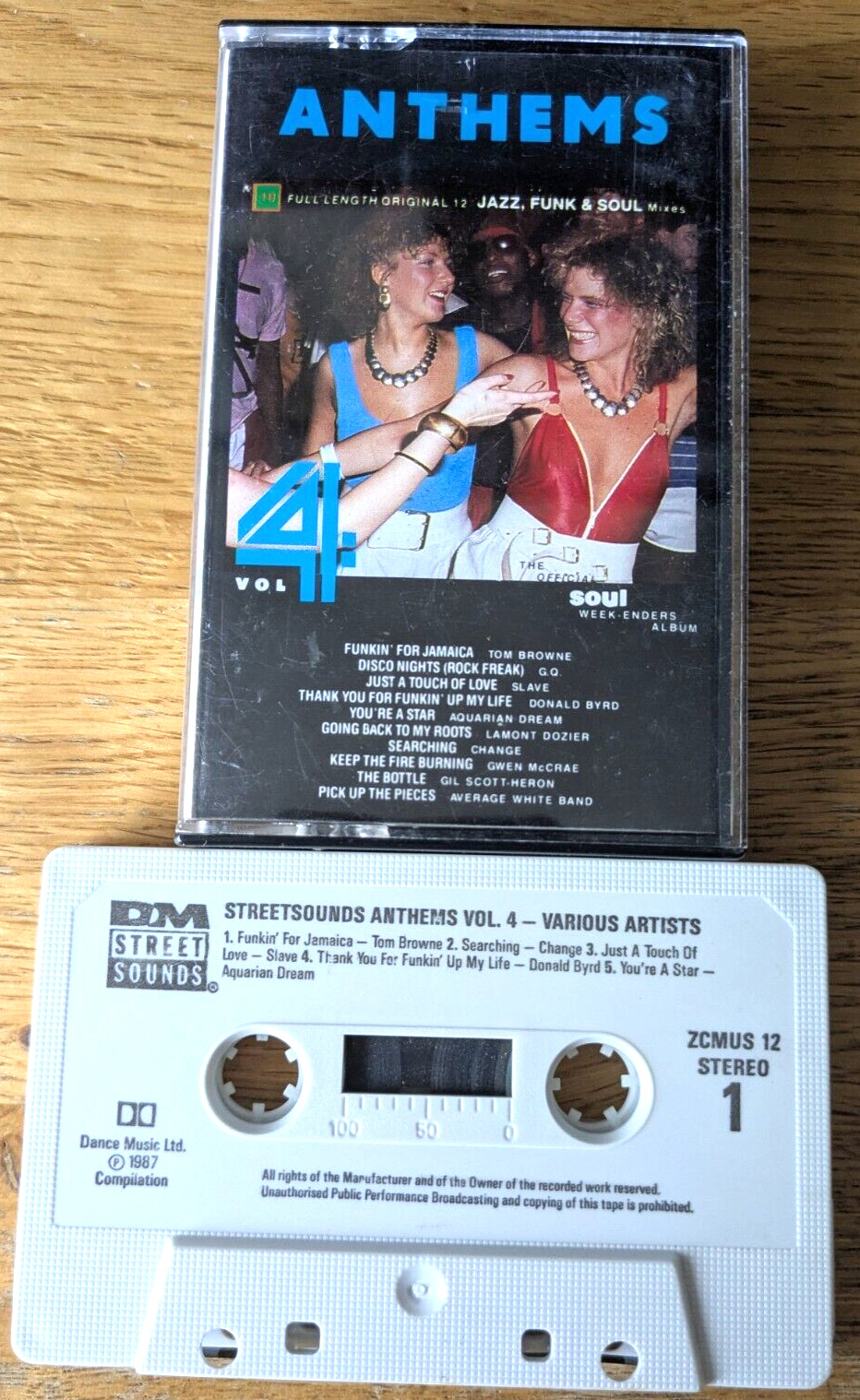 DM Street Sounds Anthems Volume 4 - Cassette Tape Album 1987