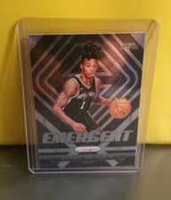 Lonnie Walker IV RC Emergent 2018-19 Panini Prizm San Antonio Spurs