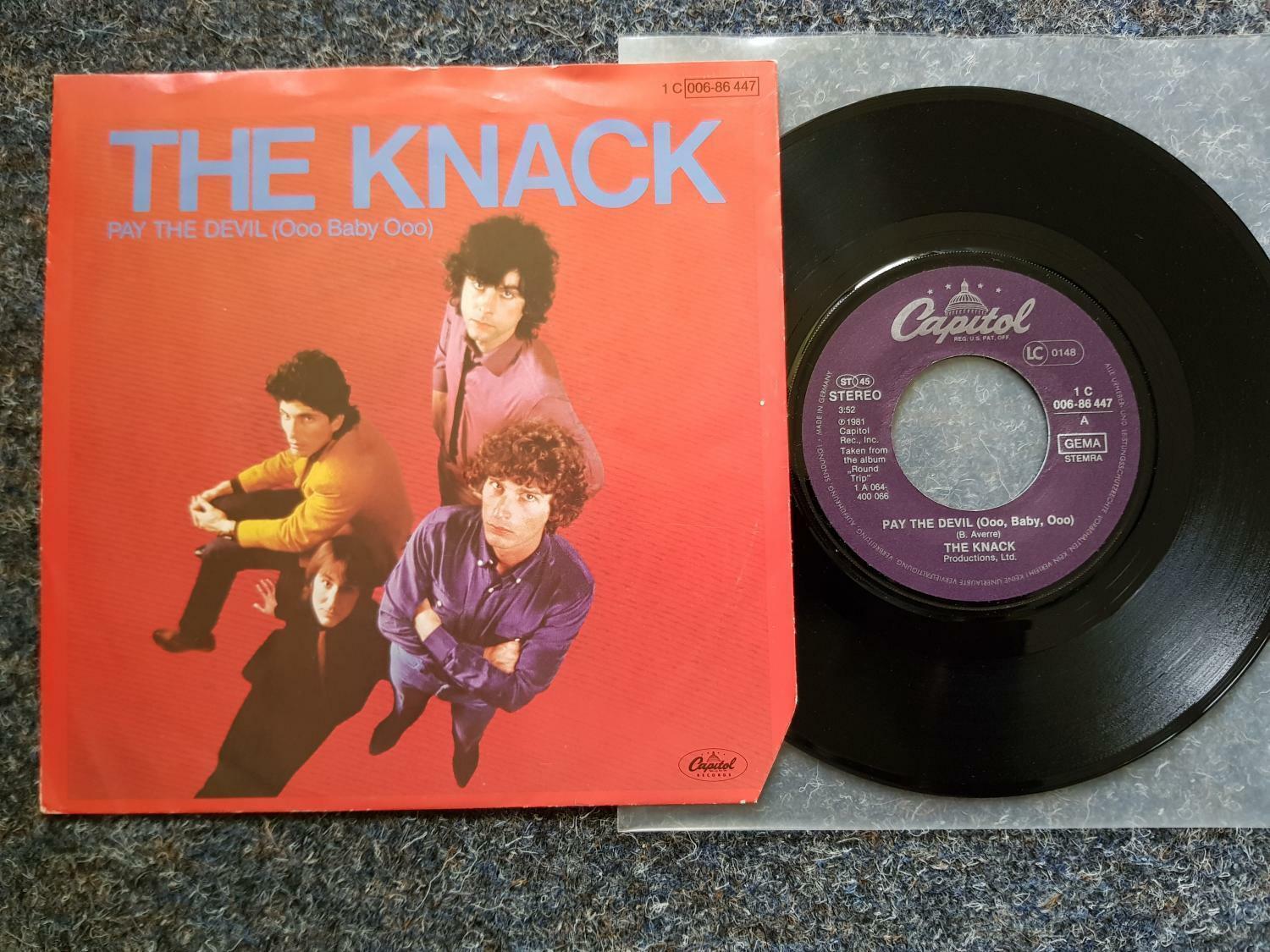 7"" Single Vinyl The Knack - Pay the devil Germany