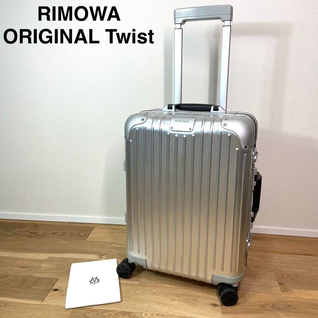 RIMOWA ORIGINAL Check-In Twist 35L Silver Aluminium Topas 4 RIMOWA ORIGINAL Check-In Twist 35L Silver Aluminium Topas 4