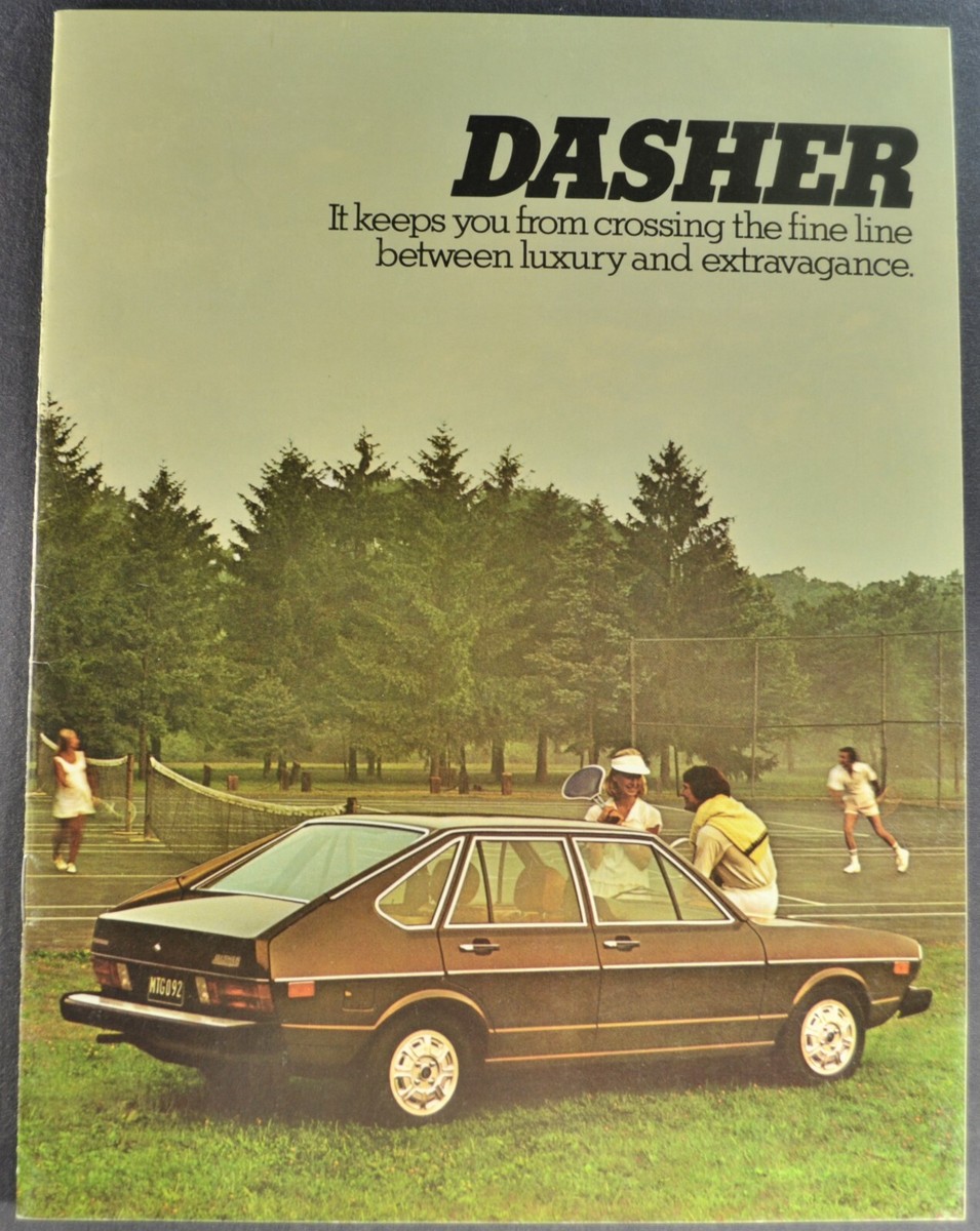 1976 Volkswagen Dasher Catalog Brochure Sedan Wagon Excellent