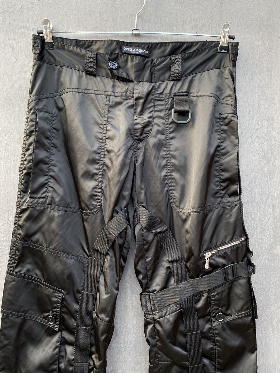 Dolce Gabbana Vintage AW2003 Bondage nylon pants size M Dolce Gabbana Vintage AW2003 Bondage nylon pants size M