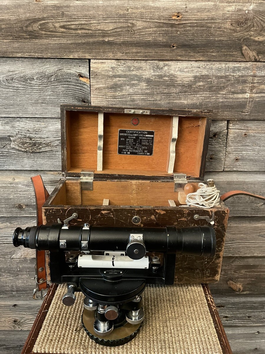 Antique Surveying Transits Instruments Antique Theodolite Survey