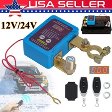 12/24V Kill Switch for Car Led Voltage Display Remote Battery Disconnect Switch