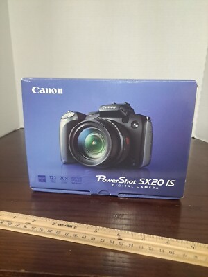 Canon Powershot SX20 IS Digital 12.1 MP Camera Wirh 20X Wide Zoom