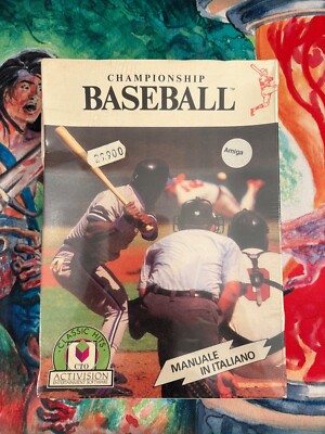 Championship Baseball Commodore Amiga Brand new Sealed cto