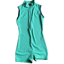 Yumiko Leotard size S Green Unidad Custom Ballet Dancewear Used Minor Flaw