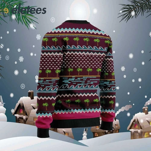 Flamingo Trouble Ugly Christmas Sweater EV2K0SPG