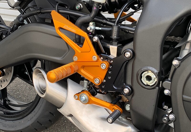 NINJA ZX-4R ZX-25R SNIPER Adjustable Rearset 5position Gold
