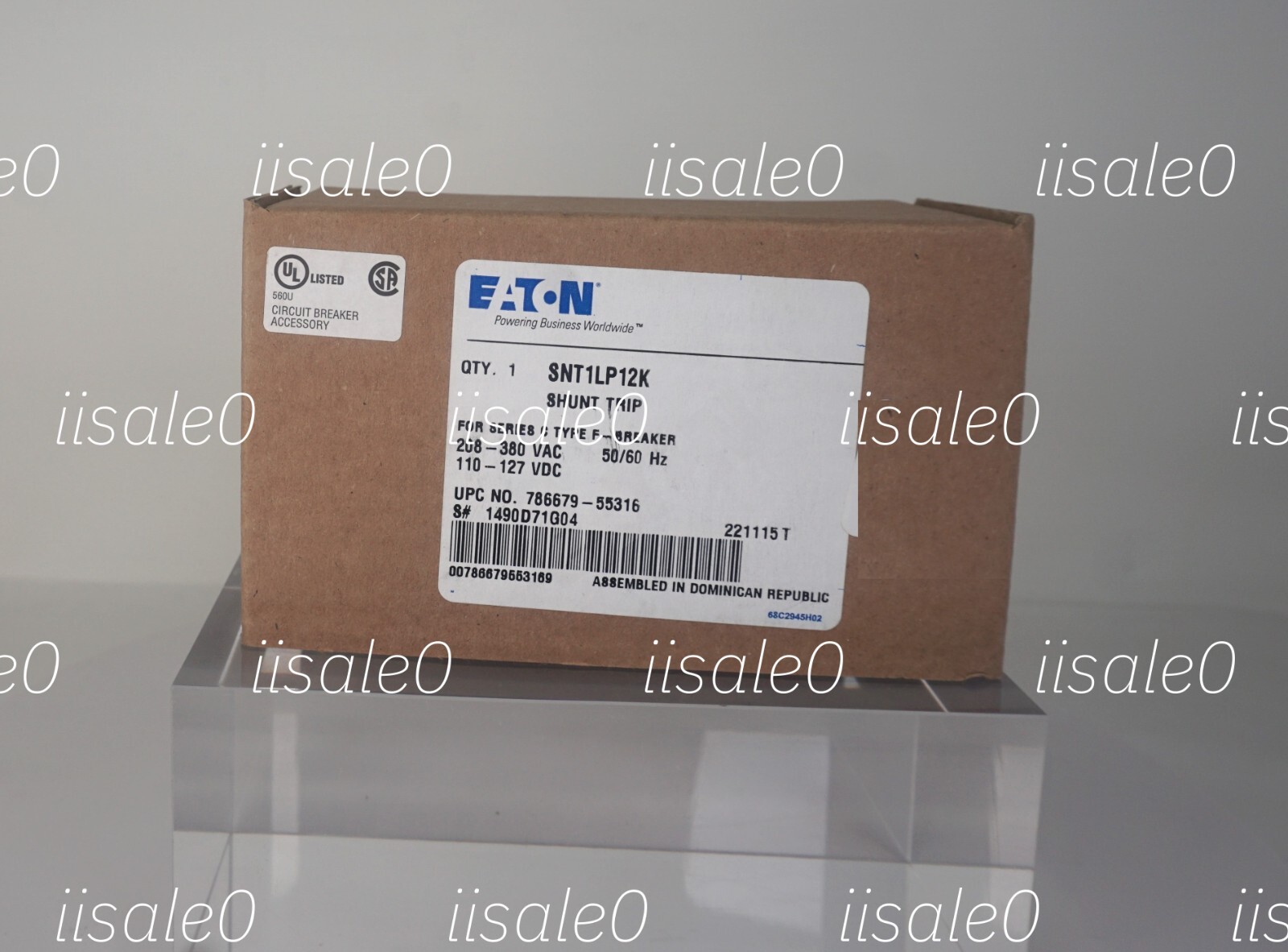 Shunt Trip Eaton SNT1LP12K – Pour Disjoncteur Cutler-Hammer Type F – Réf. 1490D71G04 – Neuf (boîte Sale)