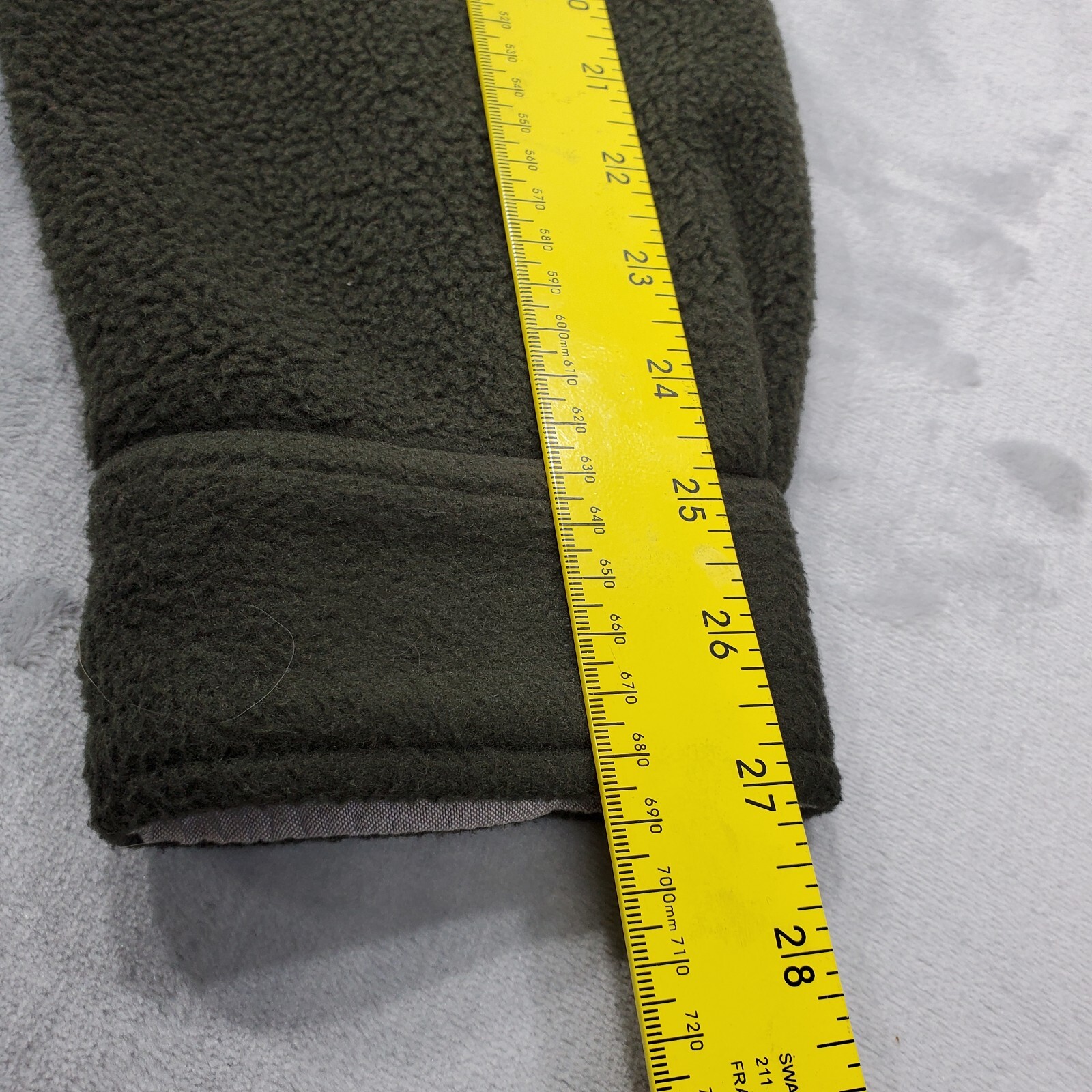 Duluth Trading Co Men's 100percent Polyester Fleece Button Up Shacket Size XLT Green image 4