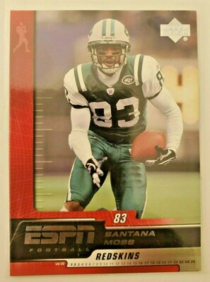 2005 Upper Deck ESPN Football Card #100 Santana Moss