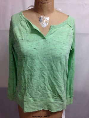 Calvin Klein Performance Split Neck Quick Dry Sweatshirt MA7 Mint