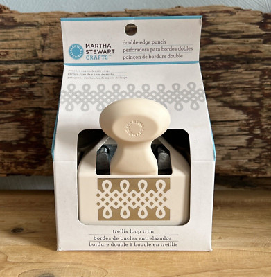 Martha Stewart Crafts Double-Edge Punch TRELLIS LOOP TRIM