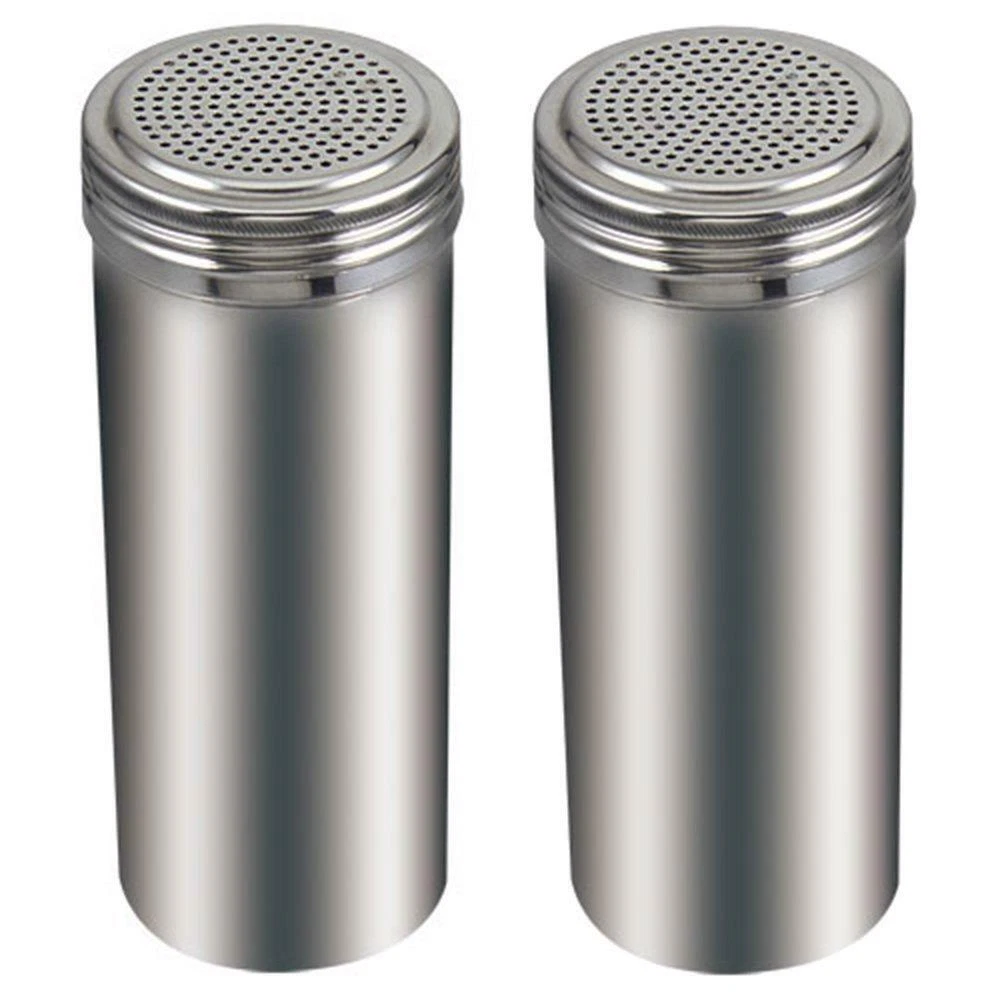 (Pack of 2) 22 Oz. Stainless Steel Dredge Salt / Sugar / Spice / Pepper Shaker
Opens in a new window