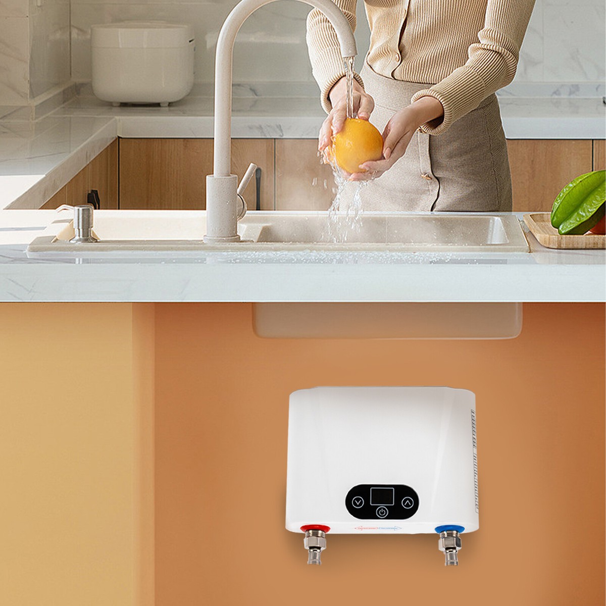 Electric Instant Hot Water Heater Kitchen Under Sink Tankless Hot Water  Heater | eBay