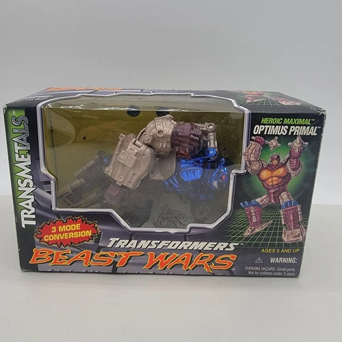 Vintage 97 Transformers G1 Beast Wars Optimus Prime Primal Kennar Figure. CIB