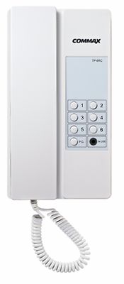 Commax Interphone TP-6RC - Common Talk and Paging connect up to 6 interphones