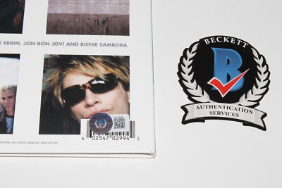 JON BON JOVI SIGNED 'CRUSH' ALBUM VINYL RECORD BECKETT COA IT'S MY
