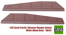 1/35 Pacific Sherman Wood Plank Armor M4A3 Set #1 - Value Gear Stowage SB431