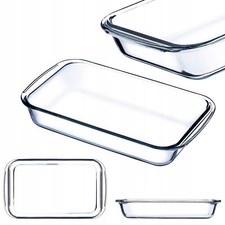 KADAX rechteckige Auflaufform aus Glas, Gesch...