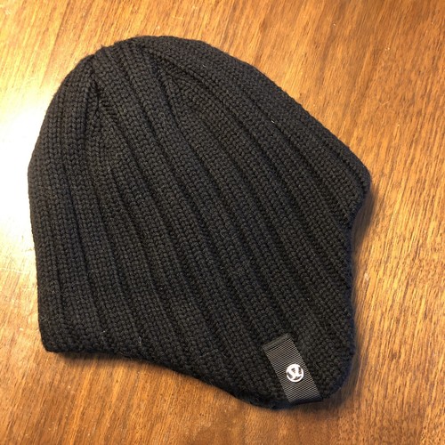 Lululemon Cozy Up Ear Flap Toque Black 