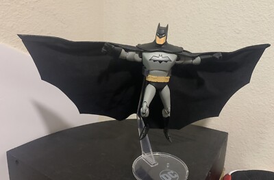 Custom Batman Adventures DC multiverse 1:12 Mafex wired leather cape NOT FIGURE