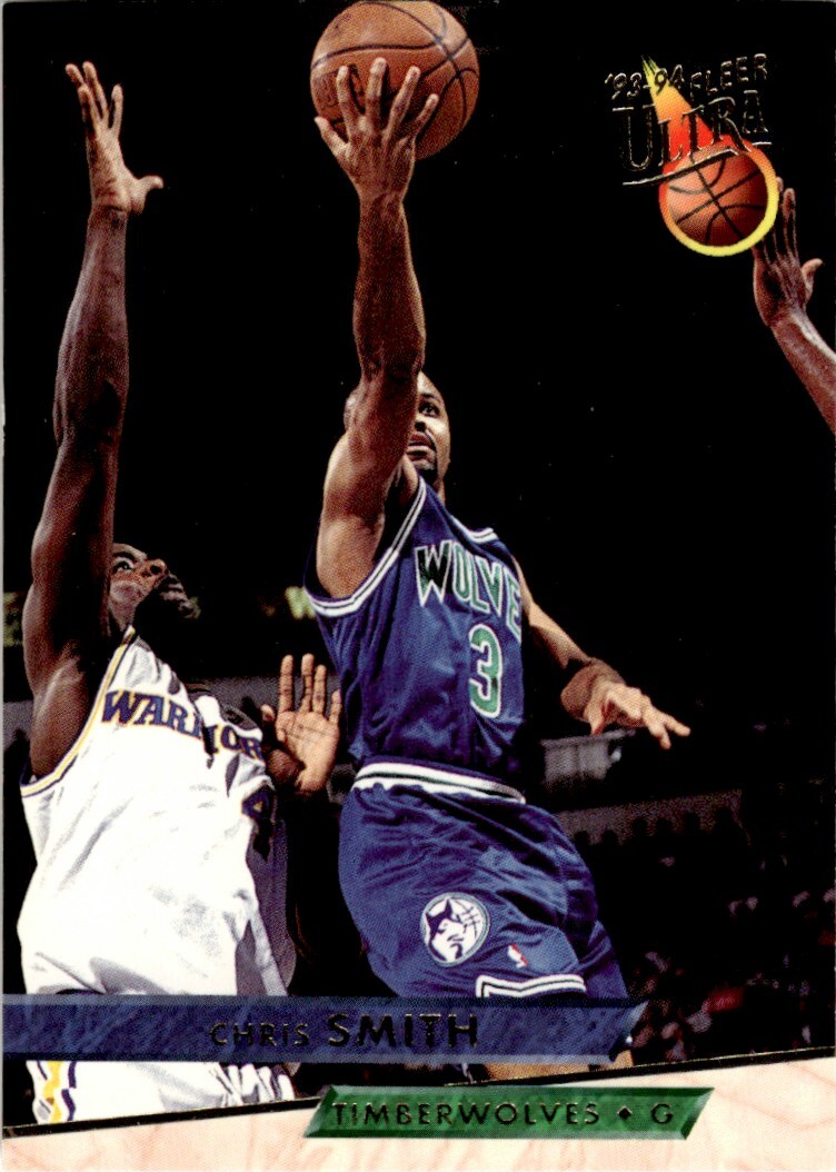 1993-94 FLEER ULTRA CHRIS SMITH MINNESOTA TIMBERWOLVES #293