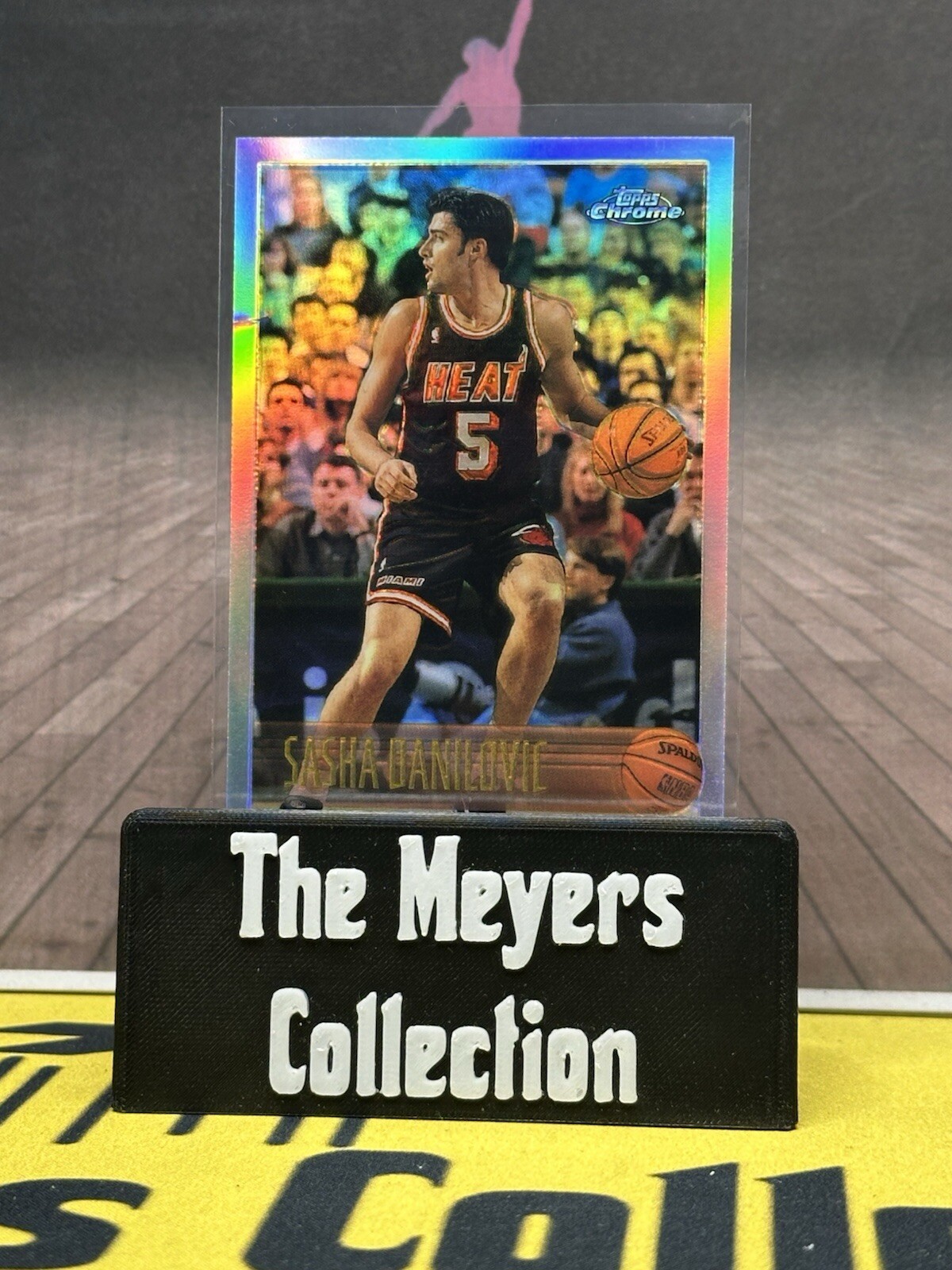 1996-97 SASHA DANILOVIC Topps Chrome Refractor Insert #51 Miami Heat🔥READ*