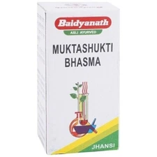 Baidyanath Muktashukti Bhasam 10 Gram Pack of 2