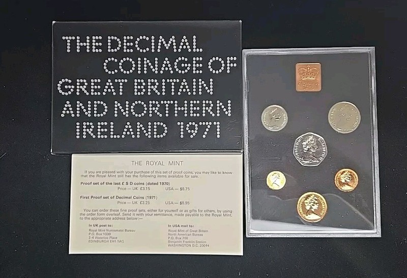 1971 Decimal Coinage of Great Britain & Northern Ireland