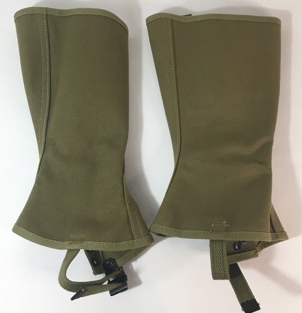 Original Early WW2 Pair of Military US Mountain Troop Tan Canvas Ski