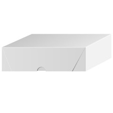 White Business Card Folding Box - Thick and Sturdy Cardboard Boxes for Storage