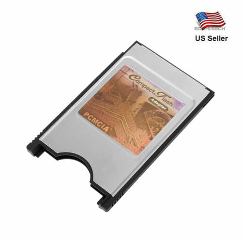 Compact Flash CF to PC Card PCMCIA Adapter Cards Reader for Laptop Notebook - Picture 1 of 4