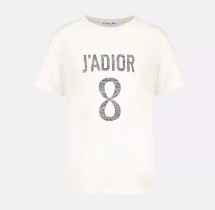 dior t shirt women size XS but fits a Small, ivory white, brand new authentic