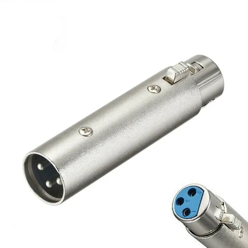 8PZ Adattatore XLR 3 Poli Femmina a Maschio XLR Microfono Adattatori Audio US - Foto 5 di 10