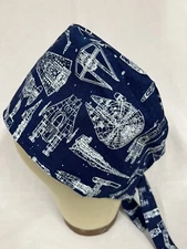 Men/Women Surgical Scrub Cap Lined SW Ships 100%  Cotton Cool Cap