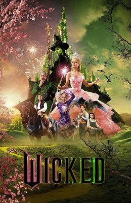 BB4907 Wicked Film By Jon Chu 2024 Full Cast Movie Poster 11x17