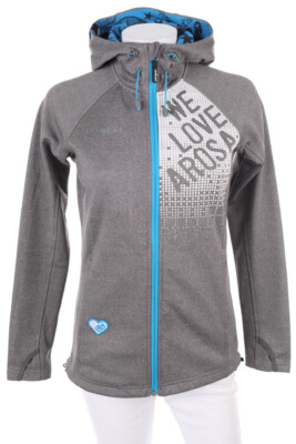 penguin Fleece Jacket Print S grey