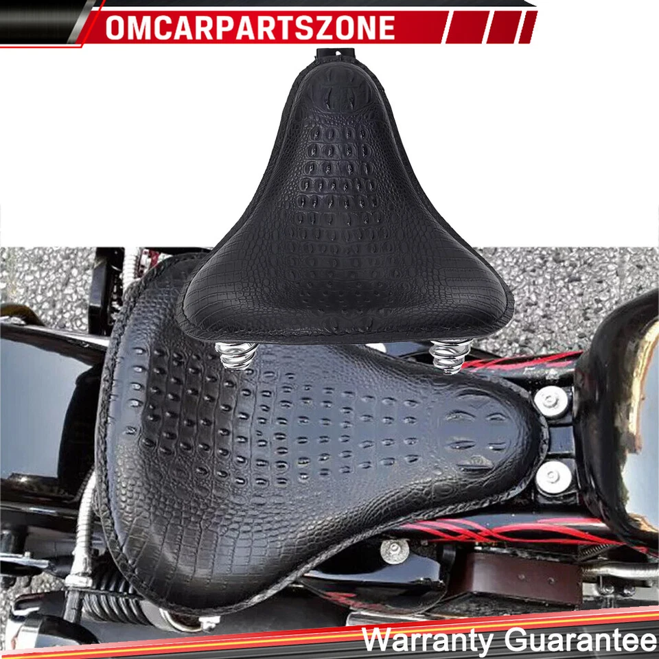 Motorcycle Solo Seat 3" Spring For Harley Softail Dyna Sportster XL 1200 883 48 - Image 3 of 4