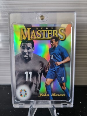 2023-24 Topps Finest Road to Euro John Barnes Euro Masters EM-JB