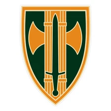 18th Military Police Brigade Combat Service Identification Badge Sticker 5"