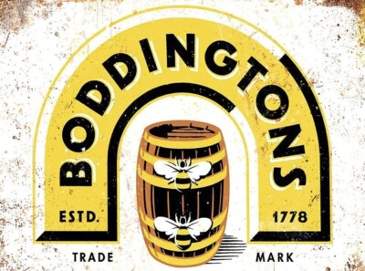 Boddingtons, Retro Blechschild Man Cave / Garage / Vintage / Bar / Kneipe A5