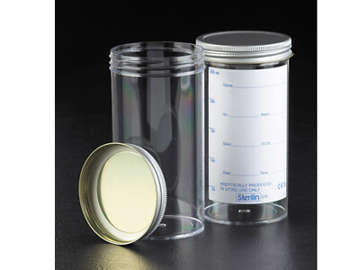 Probensammlung Topf Urin * Flüssigkeiten * Krankenhaus Hausarzt Metalldeckel 250 ml
