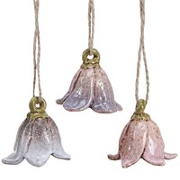 MaiglöCkchen Deko Keramikblumen HäNgedeko Ø5Cm Set 6 StüCk