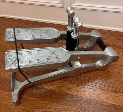 Vintage X-Iser Areobic Trainer Portable Mini Stepper Aircraft Aluminum READ