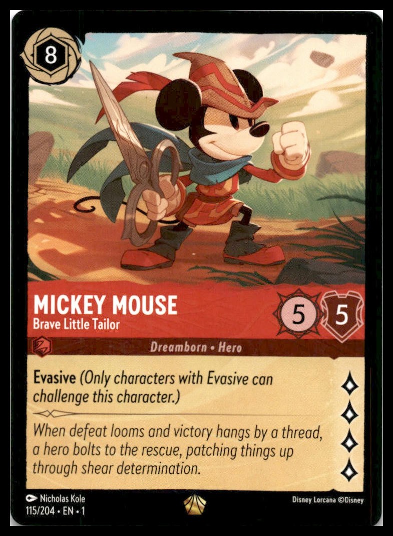 The First Chapter #115/204 Mickey Mouse