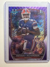 2022 Bowman University Chrome - Anthony Richardson #65 Purple Shimmer Refractor 