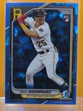 2024 Bowman Chrome Sapphire Edition Endy Rodriguez #97 (RC) Pirates