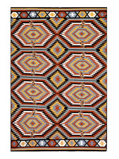 Hand Knotted Wool Kilim Dhurrie Rug Color Brown and Black Design Carpet Rug